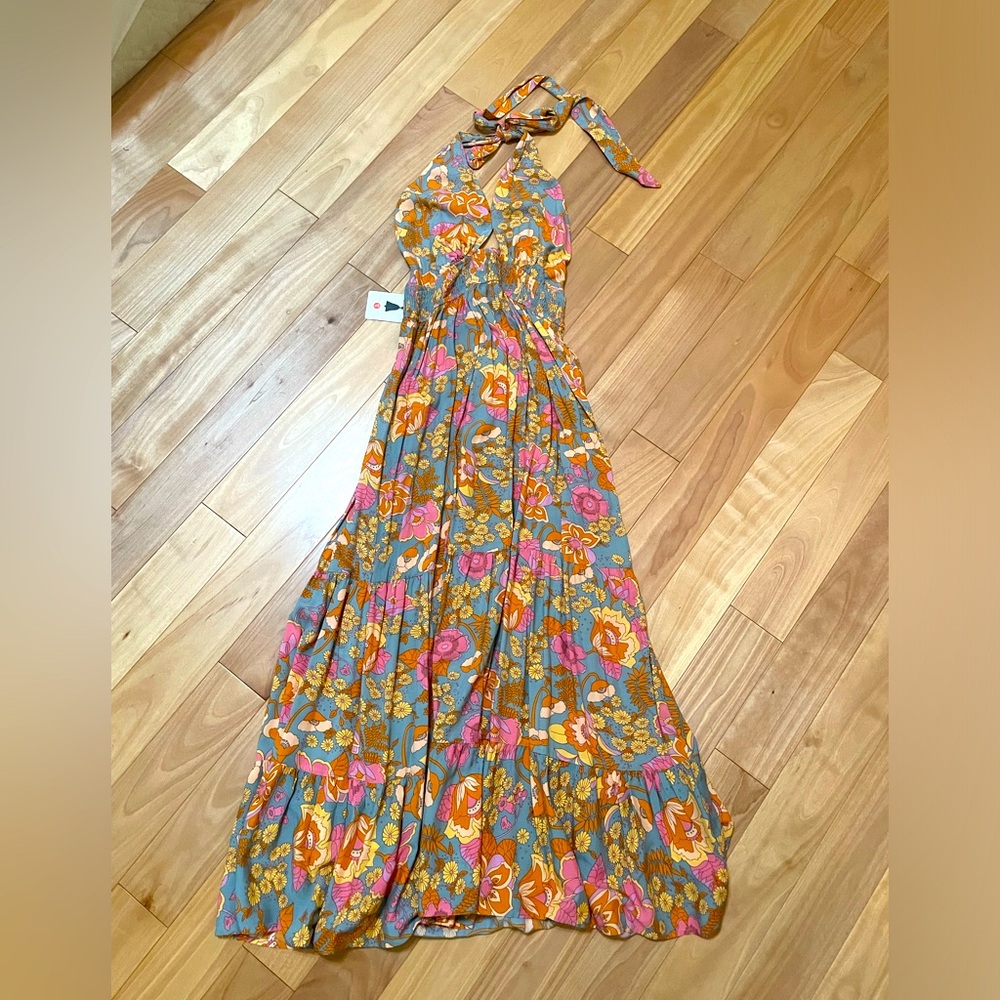 Zessica Tie top floral dress. New with tags. Size small.
